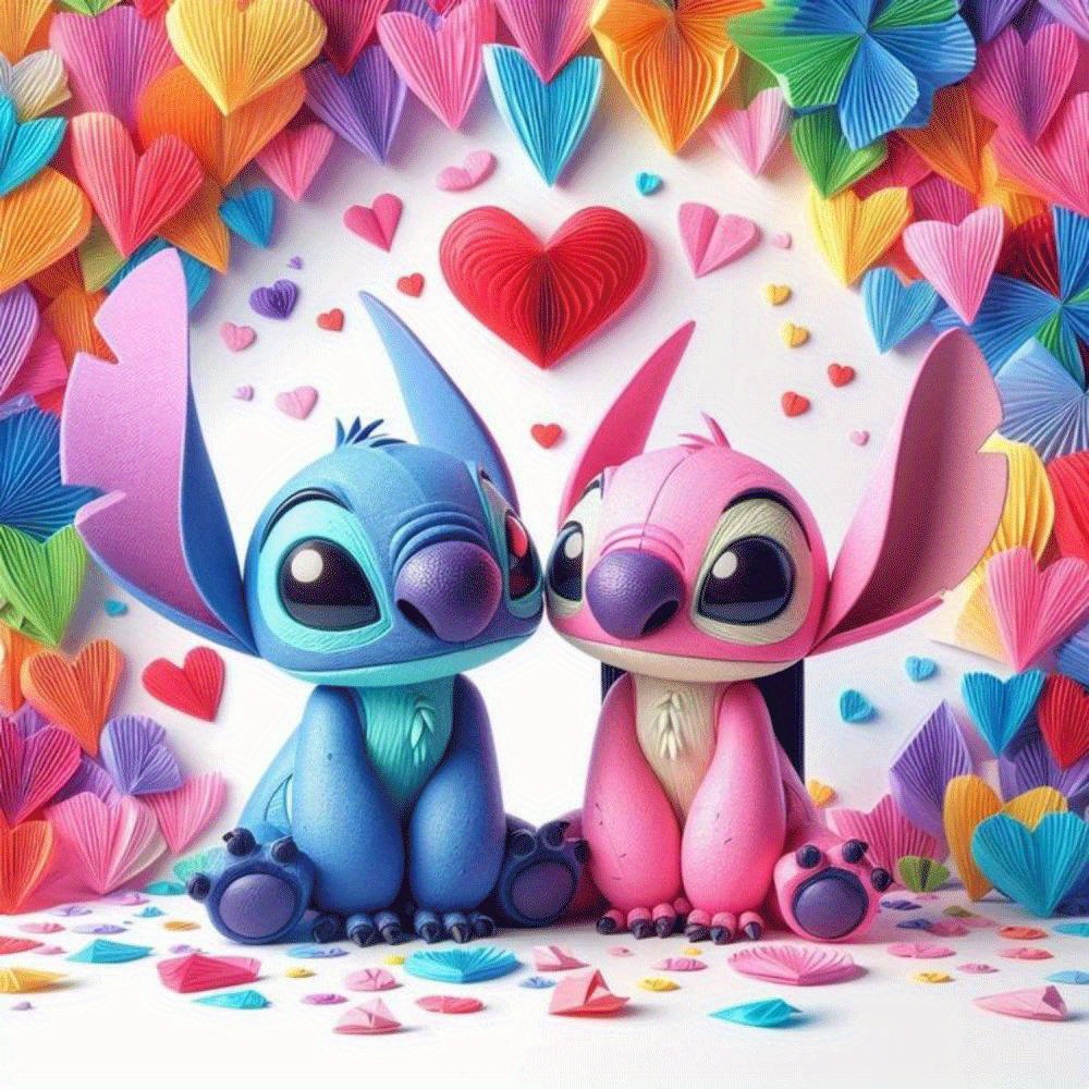 

1 Set Large Size Diamond Painting Disney Stitch 5d Diamond Painting Art Set, Suitable For Beginners, 5d Full Diamond Painting Set, Suitable For Home Wall Decoration And Holiday Gifts Zsh0104c