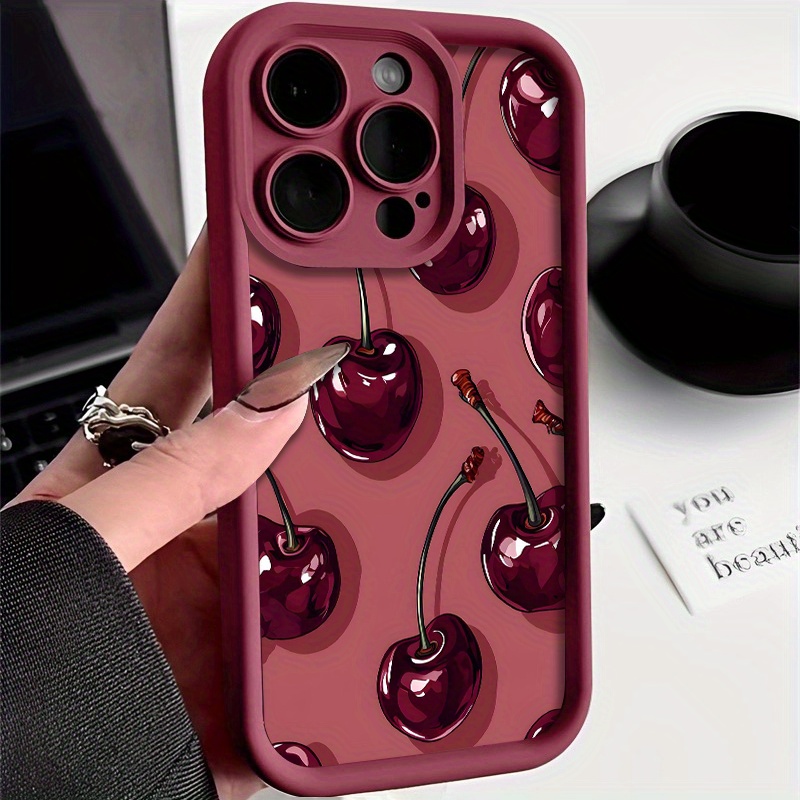 Stunning Phone Cover That Is Both Sturdy And Attractive, Designed for Various for iphone Models Including 16 Series, 15 Series, 14 Series, 13 Series, 12 Series, 11 Series, And 7/8 Plus, Xr/Xs/Xsmax. Features a Unique Graffiti Cherry Design And Is Resistant to Drops.