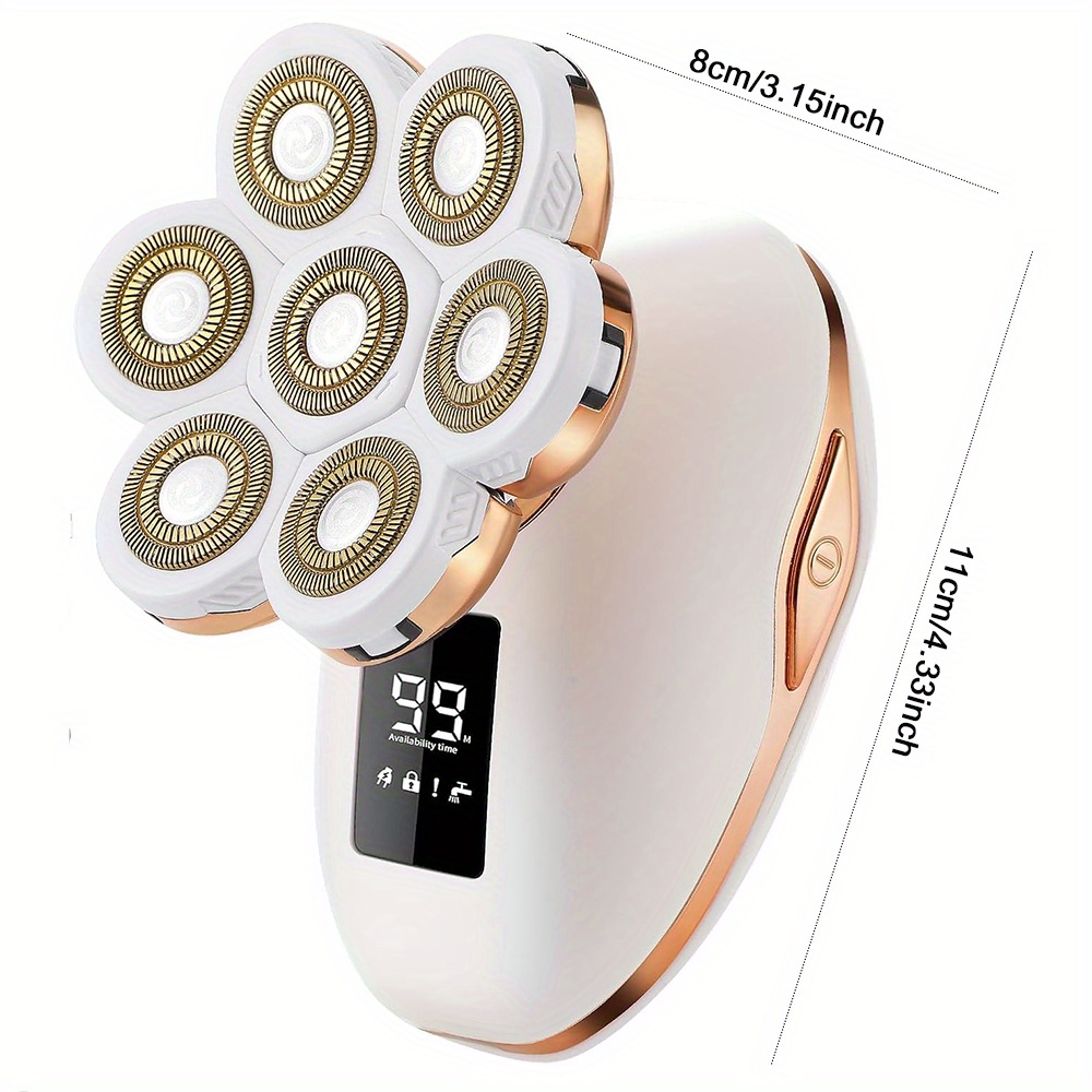 Women'S Electric Razor, 7D Facial Hair Removal, 5-In-1 Bikini Trimmer, Rechargeable Electric Shaver for Women, Face Shaver for Arms Legs Armpit Pubic Area, Women'S Grooming Kit — Zaynora Luxury Marketplace