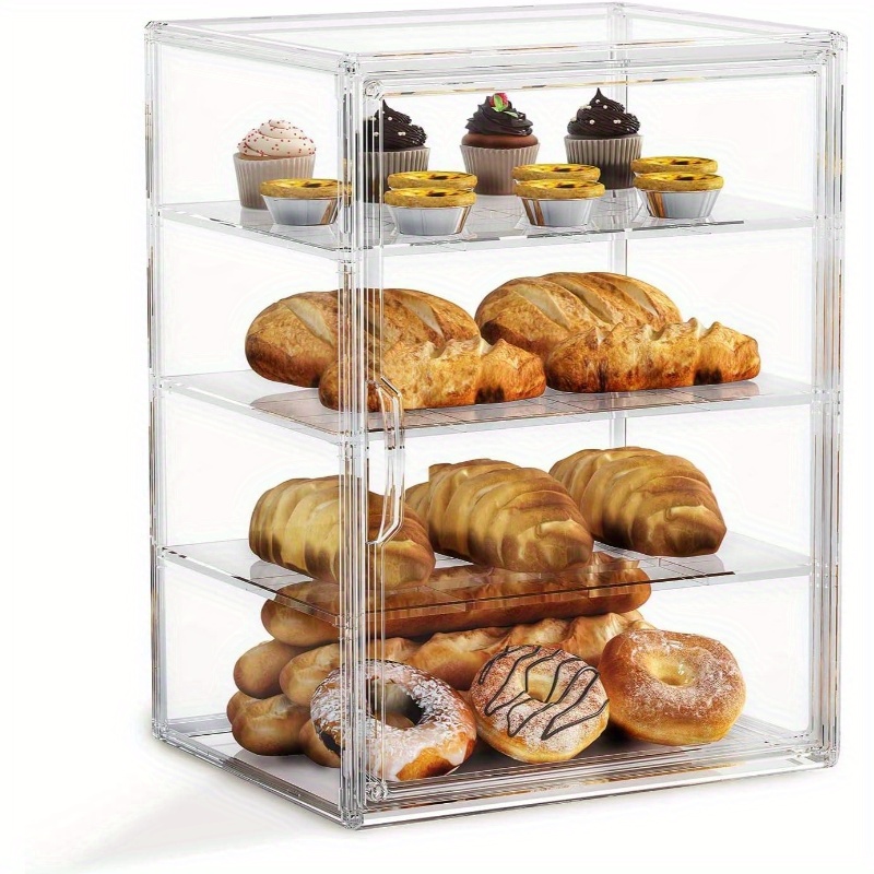 Corner Bread Box MSHOMELY Clear Bread Box For Homemade Bread, 3 Packs ...