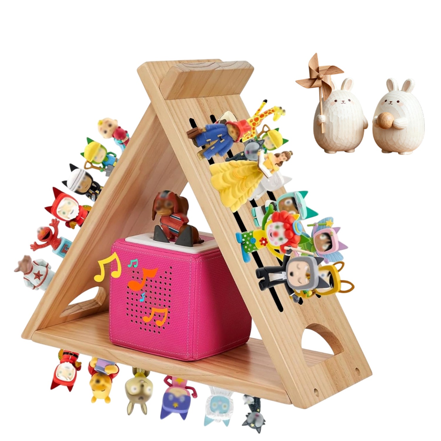 Image of Wall-mounted Display Rack Built-in Strong For Secure, Dual-sided Magnetic For Hanging, With Hardware, Floating Shelves