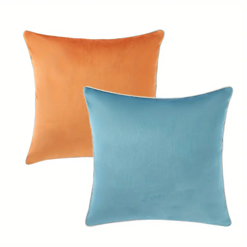 2pcs farmhouse velvet decorative pillow covers velvet double sided designs throw pillow covers square throw pillows covers set Product details 0