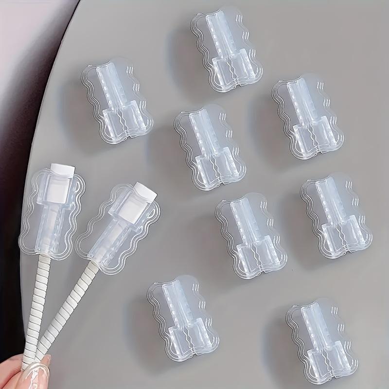 Set Of -quality Cable Protectors, Designed To Prevent Tangling And Made From Durable Plastic. Scratch-resistant And Drop-proof Organizers Are Perfect For Iphone, For , Usb-c, And Lightning Ports