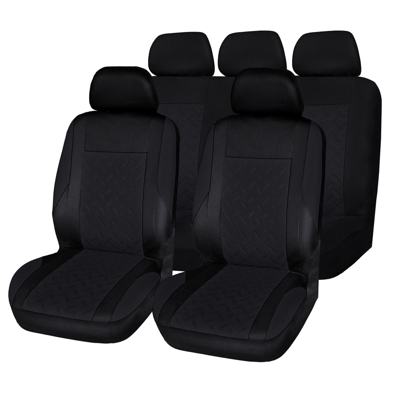 TEMU Adecuado para juegos de asientos de coche, compatible con airbag, instalación rápida de asientos delanteros y traseros - Adecuaciones interiores