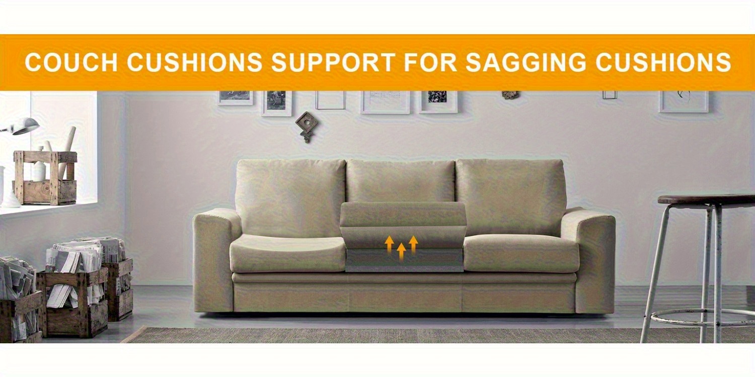1/2/3pcs Sofa Support for Indented Cushion Sofa Support, High-Density Foam Under Cushion Repair 50.8cmX 20.0inch Furniture Seat Dimple Repair
