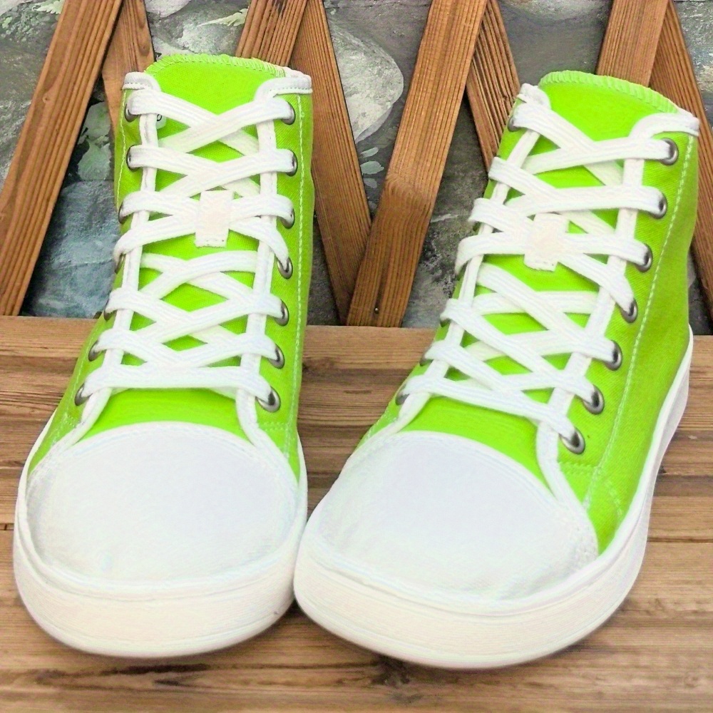 Sneakers, Women's High-Top Lace Skate Shoes with 2D Print - Premium Series, Fashionable and Design. Simple yet Elegant Style That Is Lightweight, Comfortable, Breathable, Moisture-wicking; Essential for Students During Back-to-school Season or