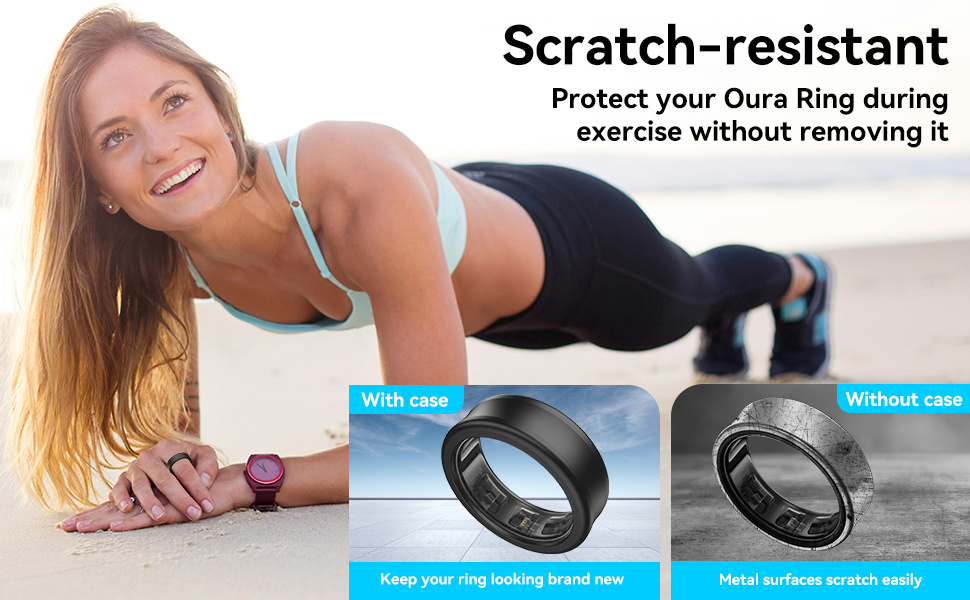 Cet ensemble de 2 coques ultra-minces en silicone est conçu pour les anneaux Samsung Galaxy et est compatible avec les kits de tailles Oura Ring, Ringconn et Ultrahuman Ring AIR. La taille S convient aux anneaux 5/6/7/8/9/10 en transparent/clair.