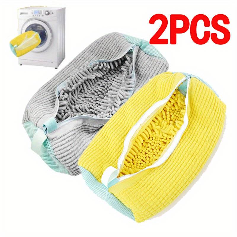 Lot De 2 Sacs Lavage Chaussures Machine – Taille 18x32 Cm – Fermeture éclair, Maille Respirante – Pour Baskets, Tennis