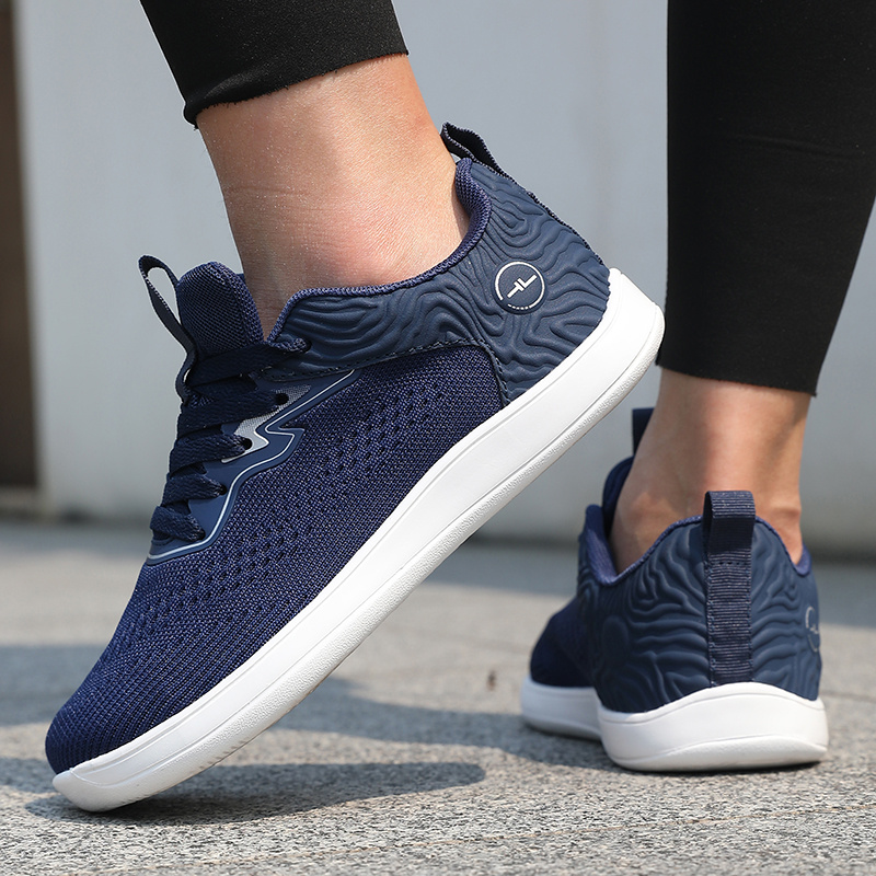 Women's Thickened Wide Toe Running Shoes, Lightweight & Breathable