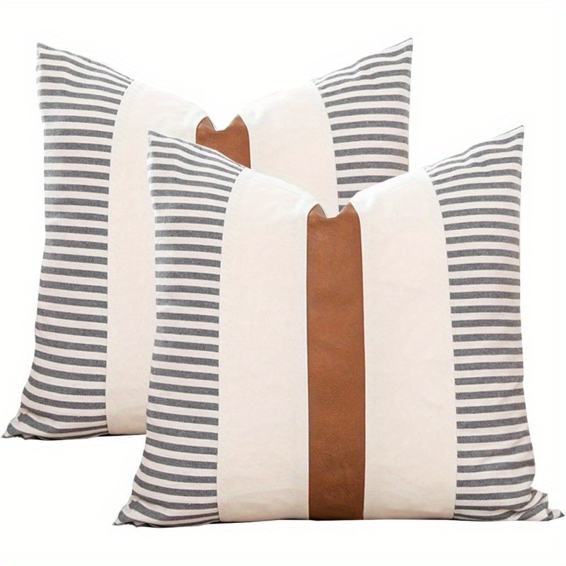 

<>4pcs Western Style Pattern 18 * 18 Inch Pillowcase, Suitable For Soft, Comfortable, And Reusable In