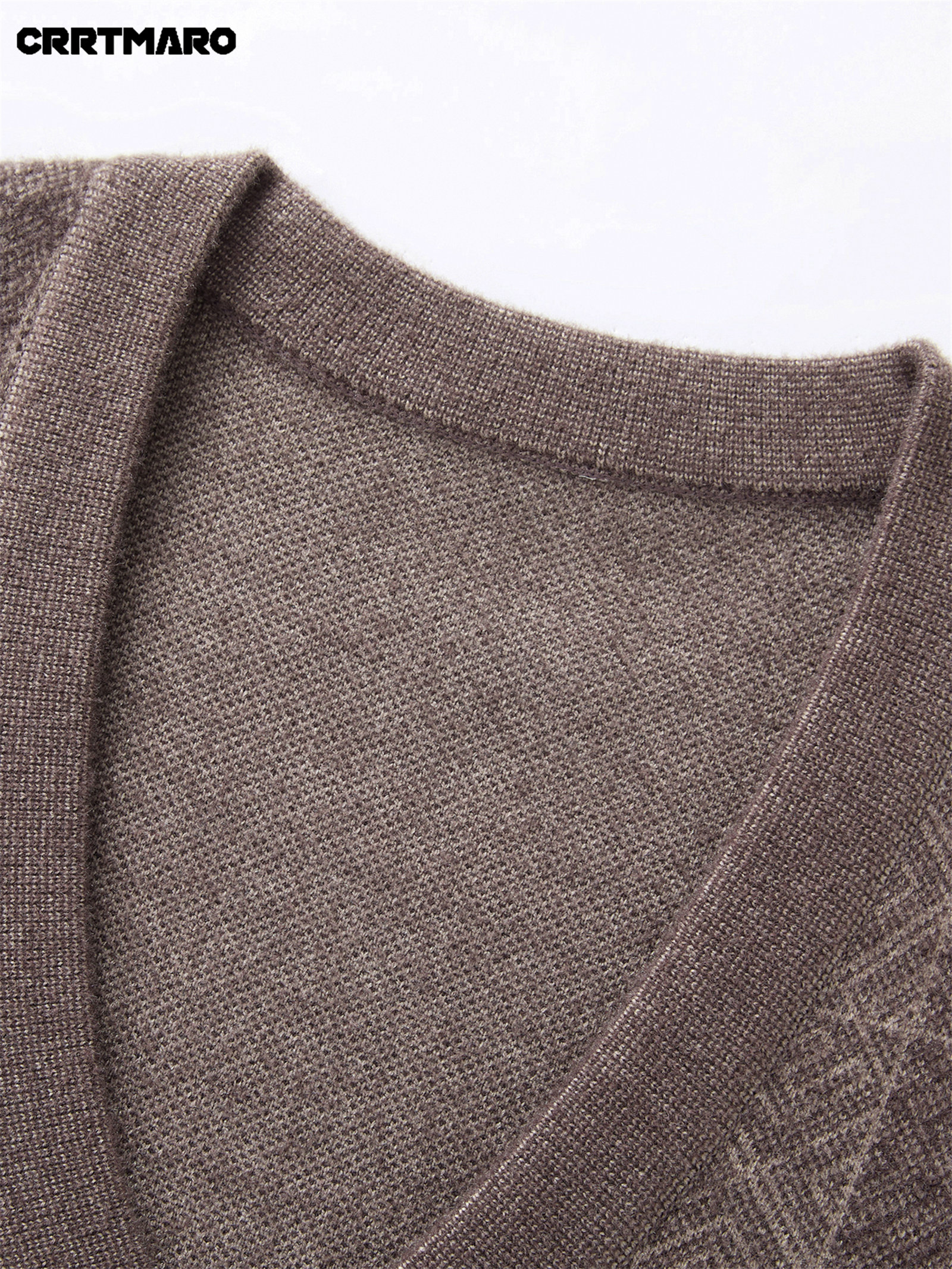 Men'S Thick V-Neck Knit Cardigan, Warm Casual Layering Top for Fall And Winter