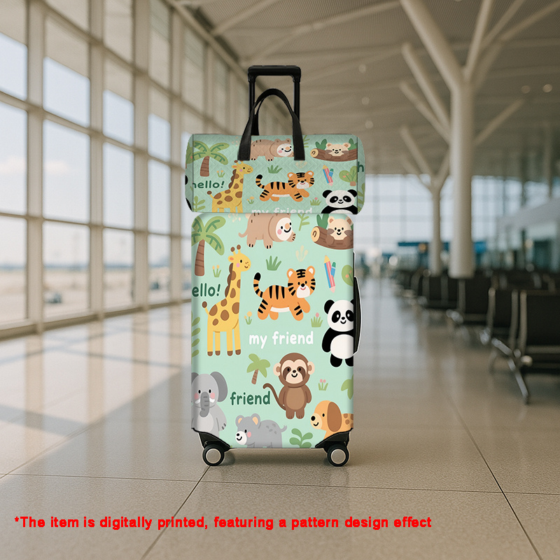 two piece set cute luggage set (1 suitcase Temu Chile