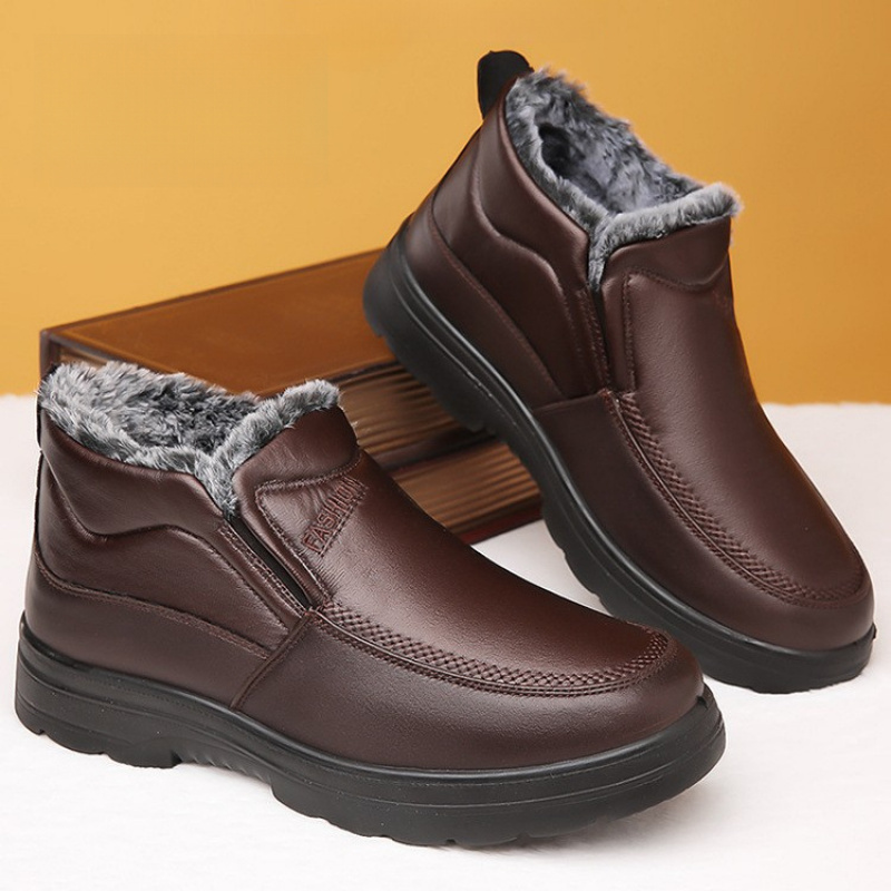 new winter footwear featuring plush lining thick non slip soles and design for snow