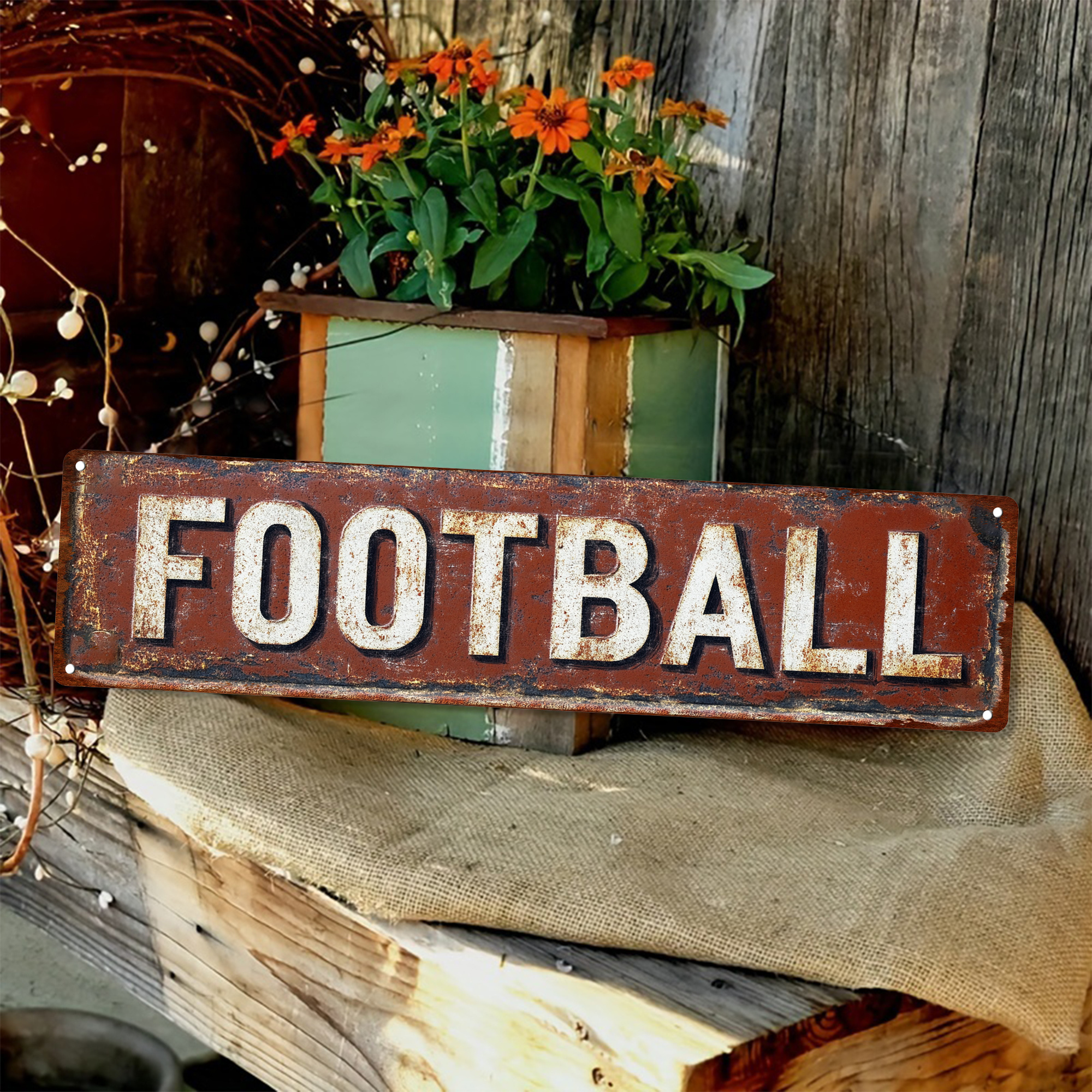 

Metal Tin Sign - Home, Bar, Cafe & Garage Decor | 4x16 Inches | Ideal Gift For Sports Fans