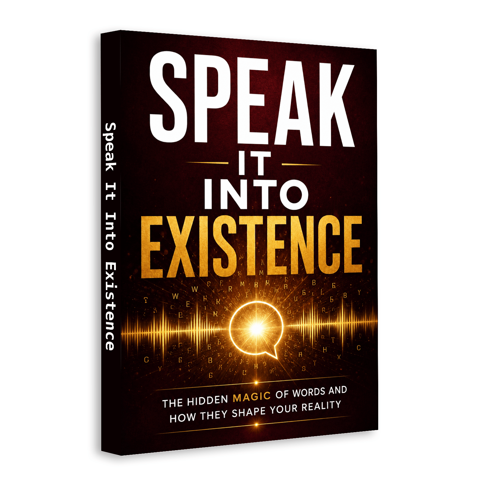 TEMU Speak It Into Existence: The Hidden Power Of Words And How They Shape Your Reality, Self-help & Personal Growth Guide For Adults, Positive