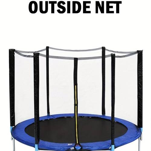 item picture trampoline with outside net