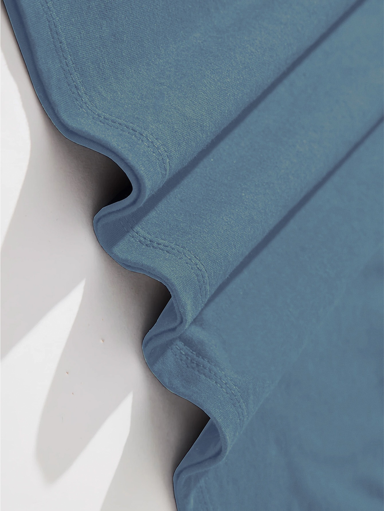 Tricou bărbătesc 100% bumbac cu guler rotund casual, un top esențial de vară, respirabil și fabricat din