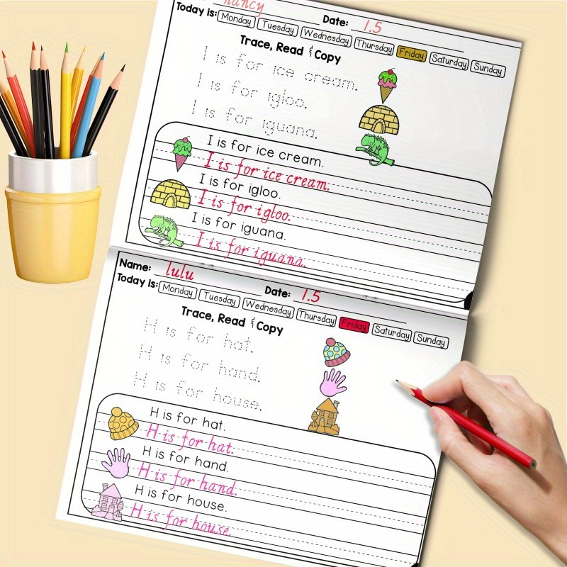 An Engaging Workbook for Children to Learn The Art of Forming Basic Sentences