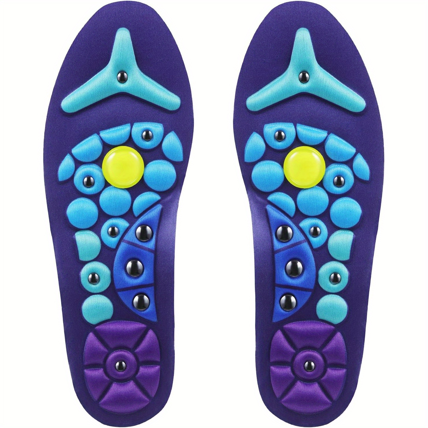 Image of Pressure Insole For Men And Women, Massage Insole With Shock-absorbing Arch Support, Eva Material, Arch Support And Shock Absorption, Breathable And Non-slip Design, Comfortable Massage Experience