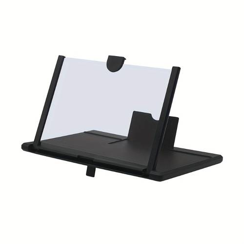 A Black Mobile Phone Screen Magnifier for Desktop Use. It Enlarges Phone Videos for Leisure Watching Dramas And Movies, Making It an Ideal Christmas Gift