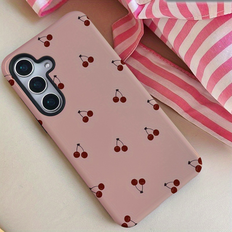 TEMU Phone Case: Full Screen Of Cherries