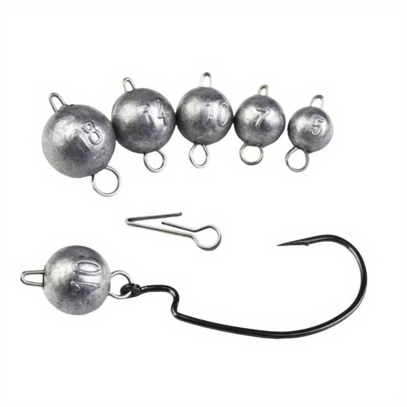 lead weights fishing swivel hooks spherical lead Temu Germany