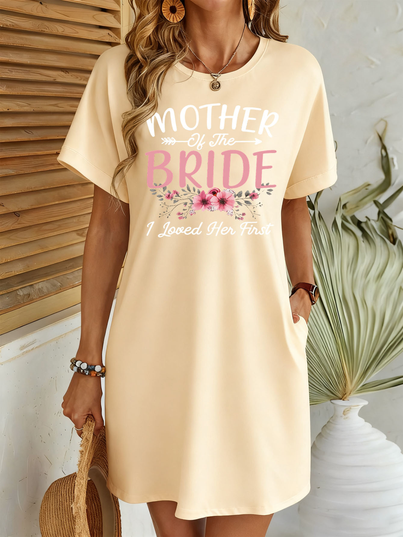 slim fit dress slacks Beaded A Line Long Mother of The Bride Dress