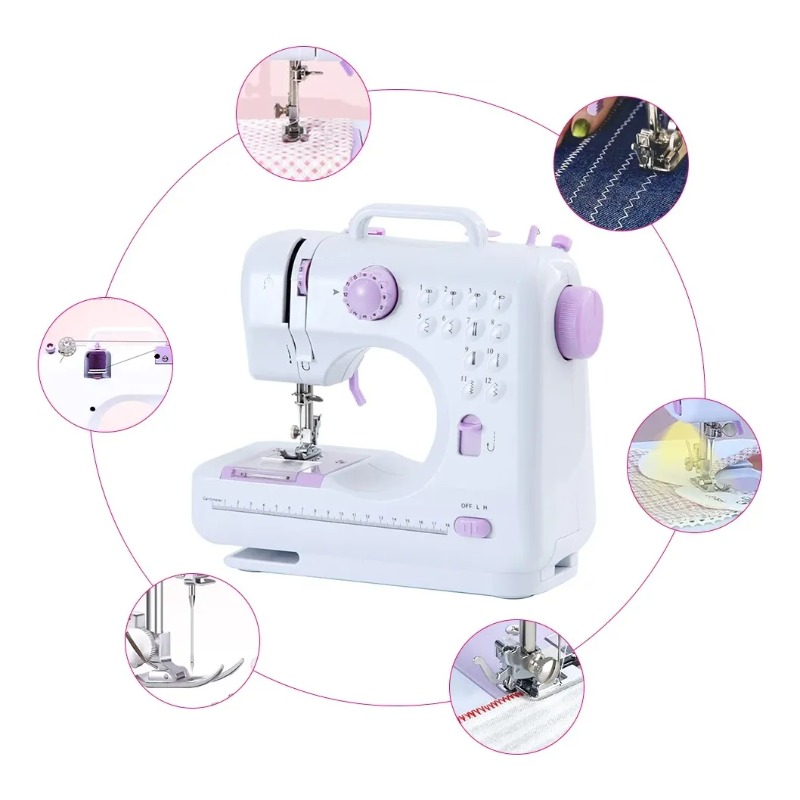 máquina de coser eléctrica multifuncional 4