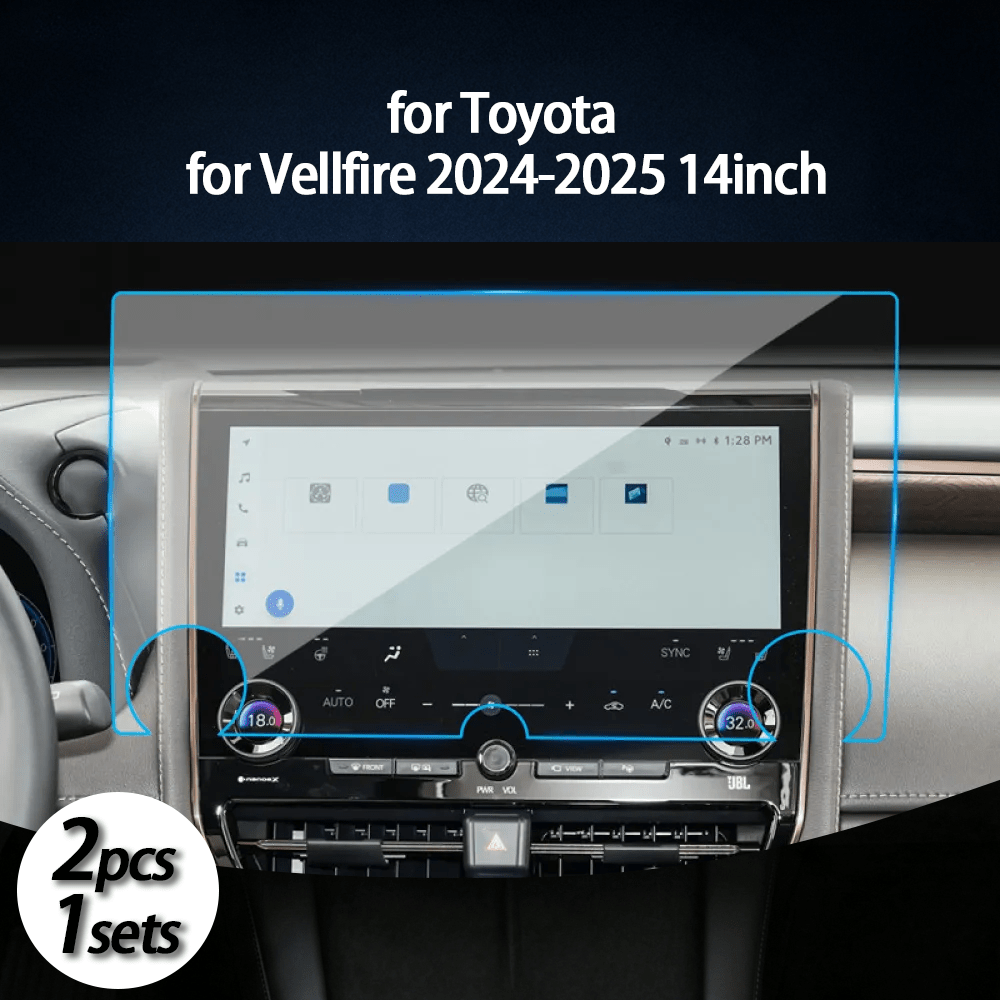 TEMU 2pcs/navigation Touchscreen Protective Film/hd Screen Protectors//anti-fingerprint, Anti-scratch/suitable For 2024-2025 14-inch
