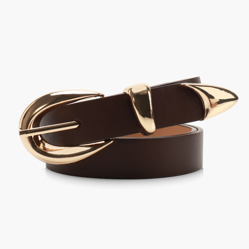 Image of 1pc New High-end Women's Belt Versatile Jeans Student Belt Women