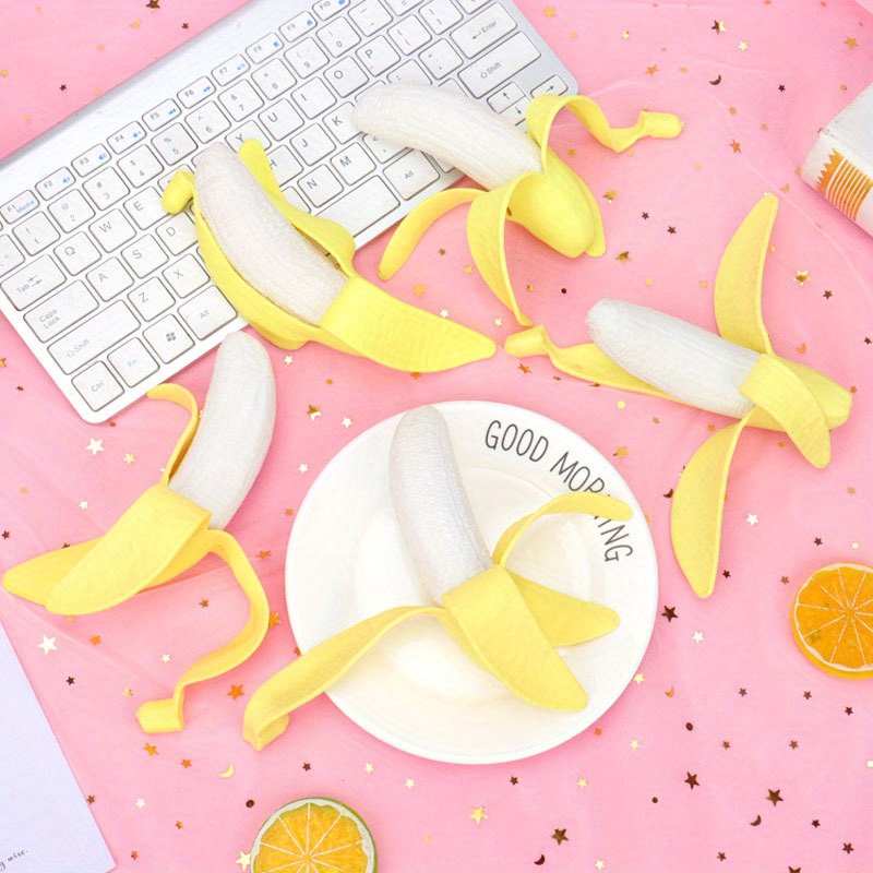 4pcs Banana Squeeze Toy
