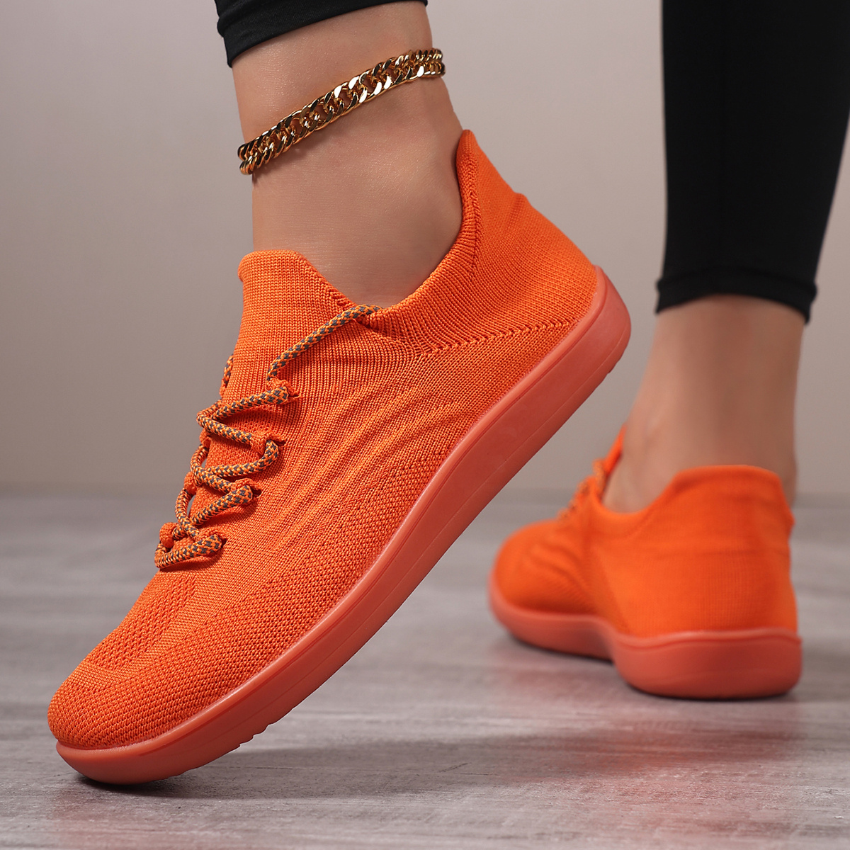 Women's Plus-Size Wide-Toe Running Sneakers for Comfort
