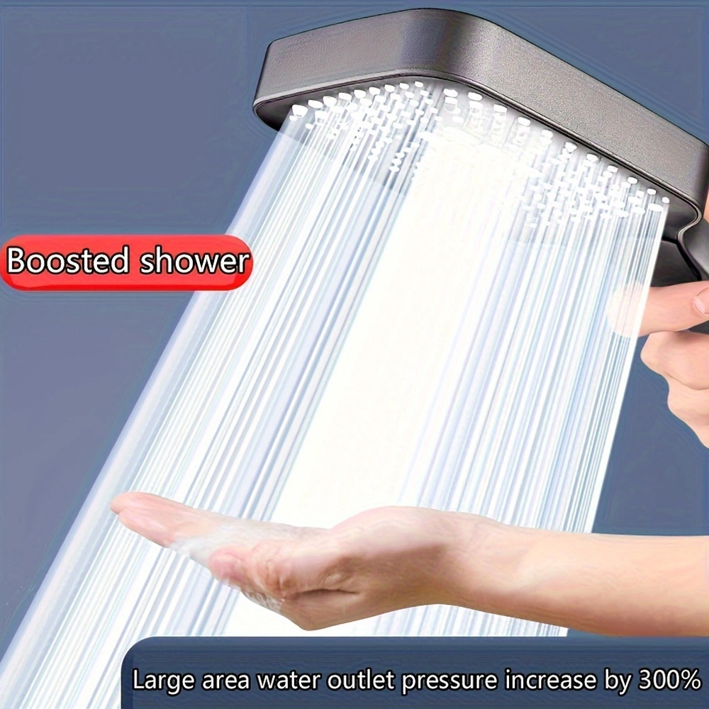Extra Large 3-Mode Shower Head Kit with 2M Hose
