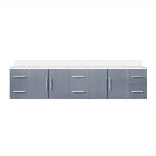 dark grey double bath vanity 84 x 22 with cultured