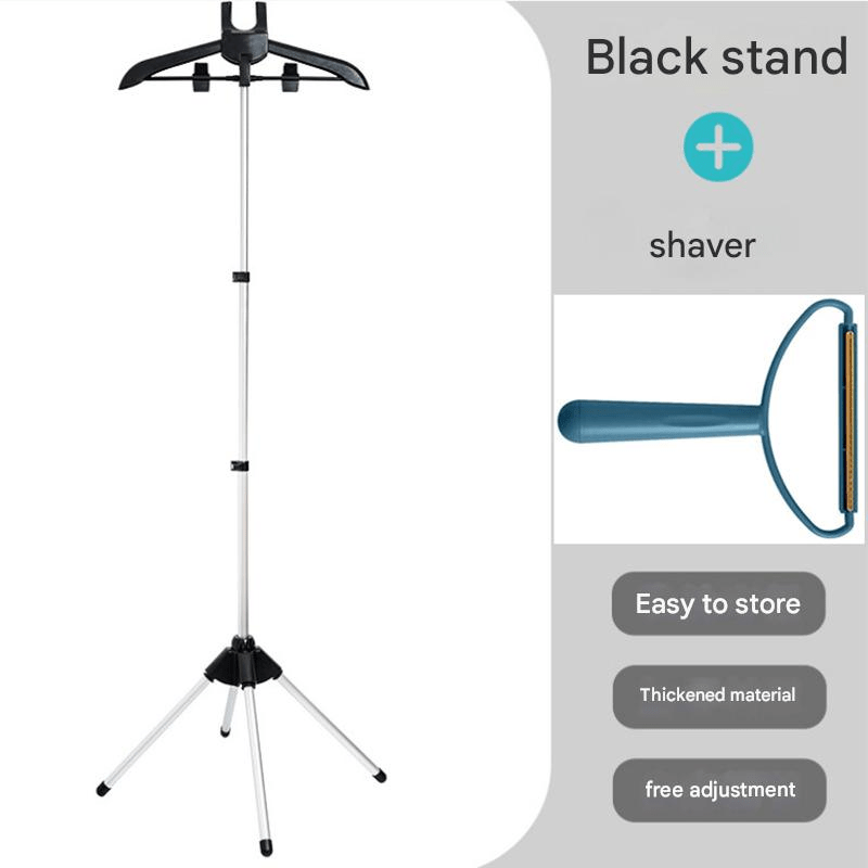TEMU Adjustable Telescopic Aluminum Alloy Ironing Rack, 360° Rotating Arm, Three-section Adjustable Telescopic Frame, Space-saving Design, Telescopic