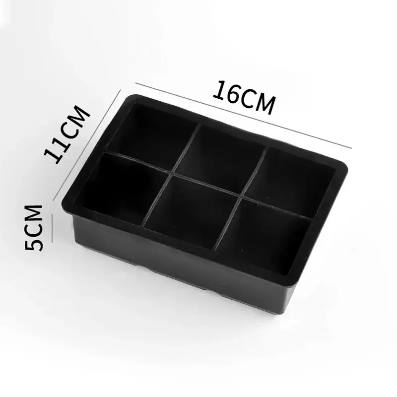 Square silicone ice tray