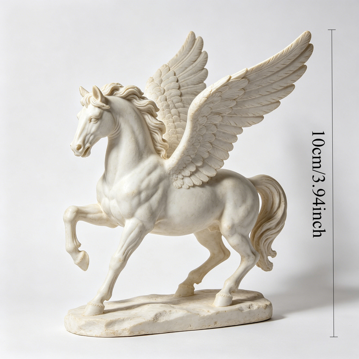 Statue, Greek Mythology Marble-style Resin Sculpture, White Decor Figurine For Home And Garden