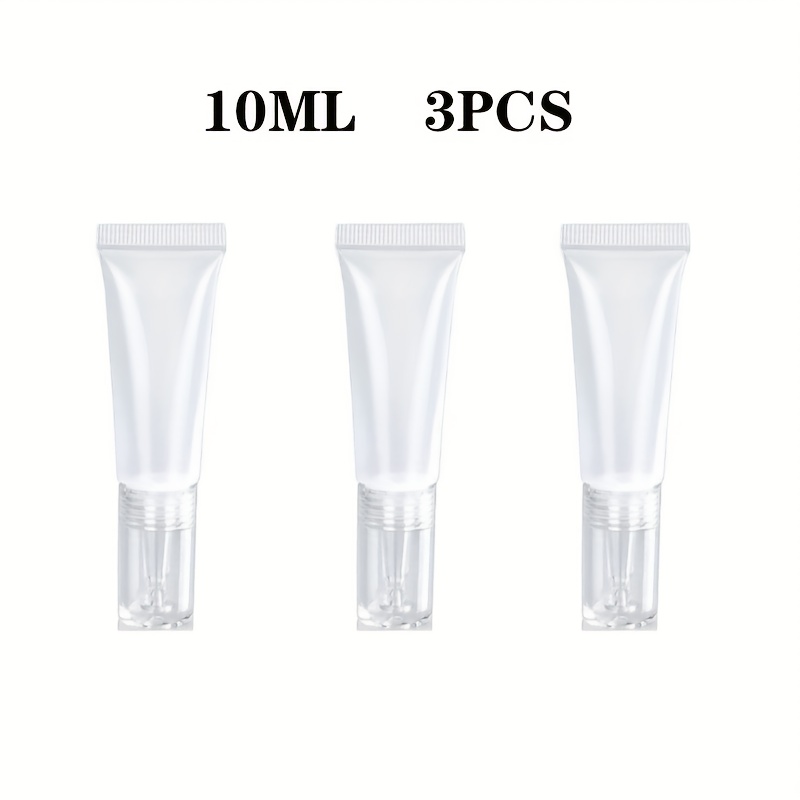 TEMU 3pcs 0.34oz/0.51oz Portable Dropper Bottles, Suitable For Serum, Lotion, Cleansing Oil, And Gel- Empty Containers, Lotion Containers