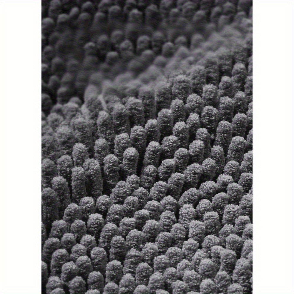 stretchable home bathroom ultra soft non slip mat set for toilet seat cover details 5