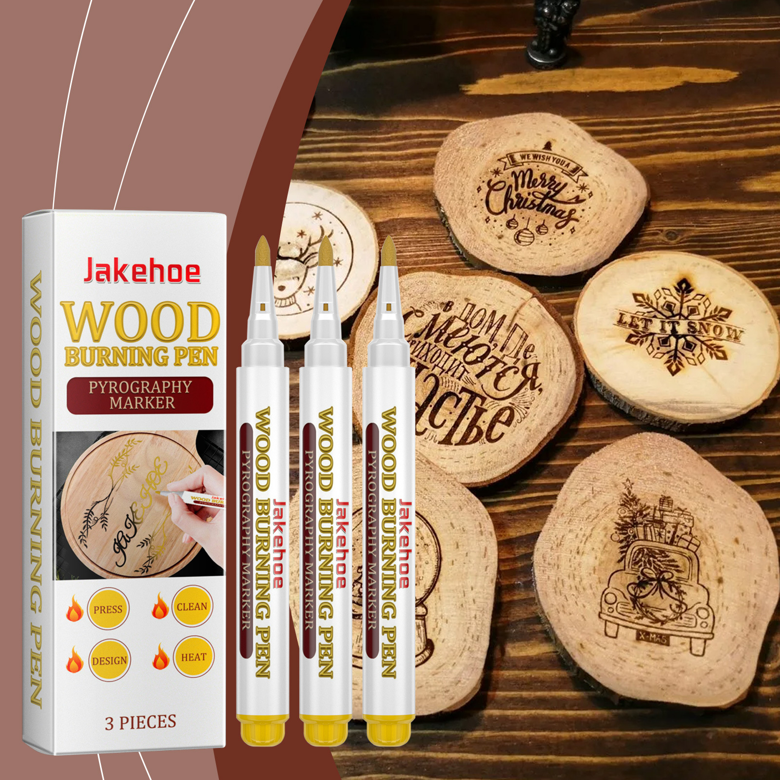 wood burning kit sold on Temu United States