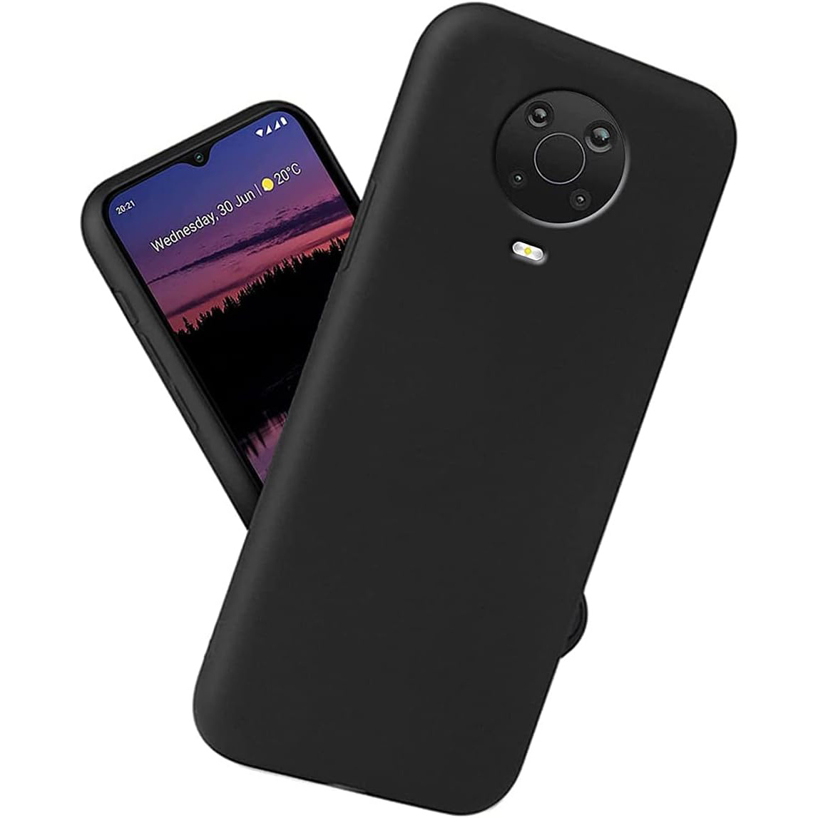 TEMU Phone Case: Case For G10, G20, Black Soft Silicone Case, Anti-scratch Shockproof, Bumper Protective Phone Cover