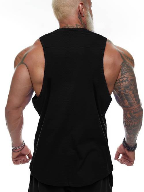 swedish faith mens standard size tank sleeveless sports vest casual breathable