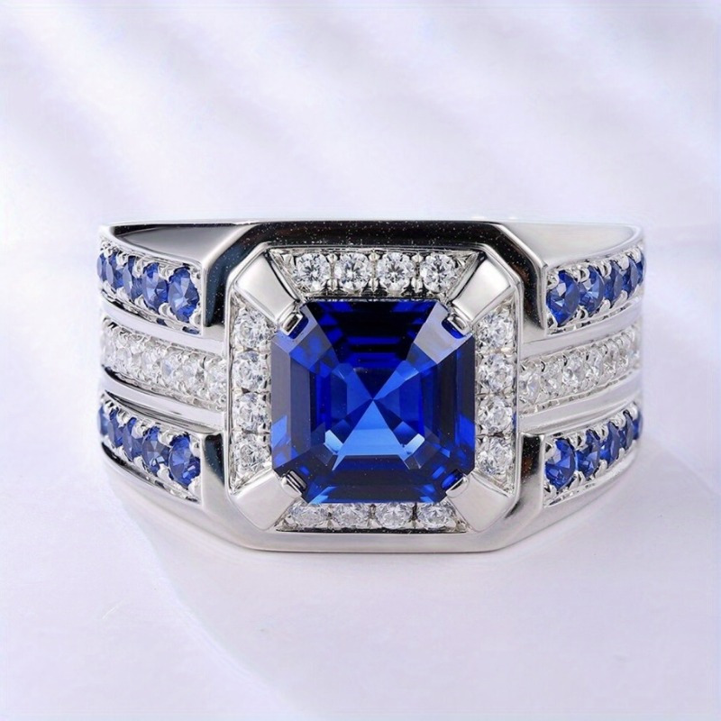 TEMU Cut Synthetic Ring - Business Wear, Versatile Durable, Colored, Synthetic, High Quality, Fashion, Cheap Accessories, Suitable For Any Occasion