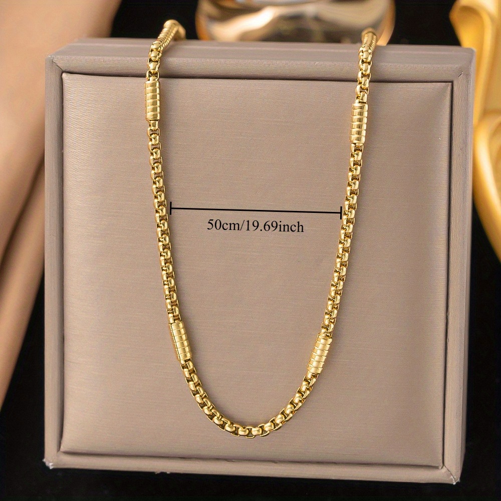 2025 modern unisex chain necklace heavy duty 316l stainless Temu