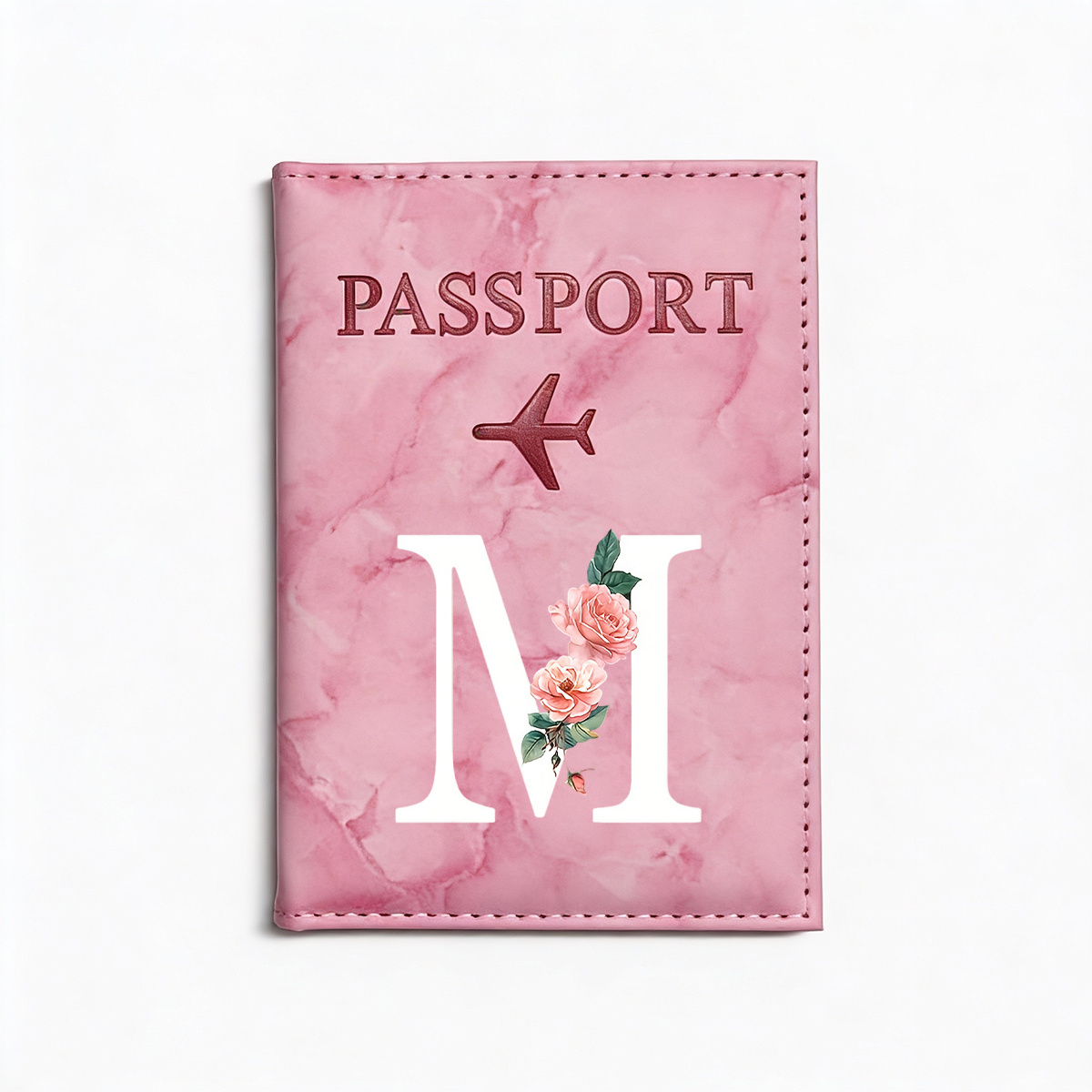 TEMU 1pc de Pasaporte de Viaje con , Porta Pasaporte, Estuche para Tarjetas de Crédito, Identificación y Documentos, Cierre Abierto con Estampado de