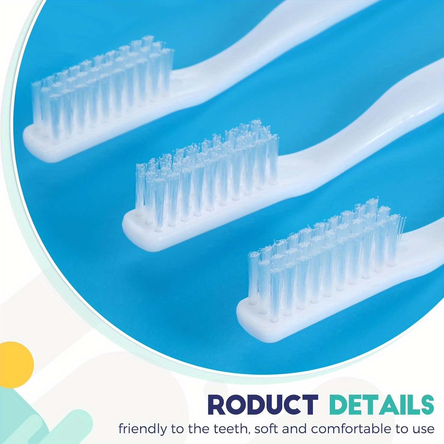 Individually Packaged Disposable Toothbrushes for Travel