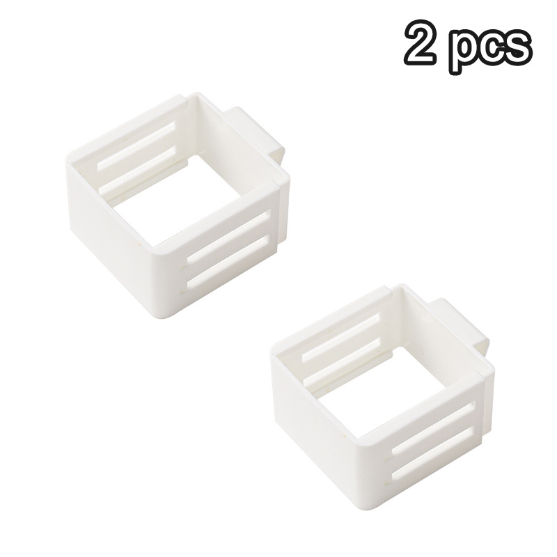 2pcs Of Non-food Contact Retractable Small Hanging Boxes For Refrigerators, Adjustable -style Storage Organizers For Side Doors