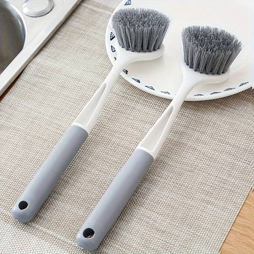 long handled pot brush for non stick household pot brush kitchen cleaning tool dishwashing
