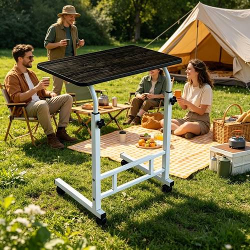 1 adjustable height desk that as writing table heavy duty and space saving with sturdy leg frame support suitable for home offices bedrooms and dormitories featuring and