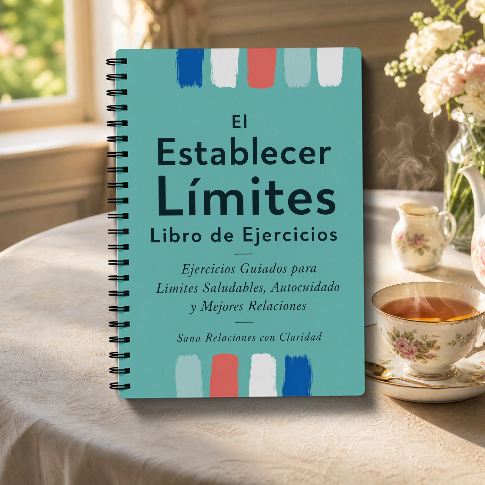 TEMU Versión en español del libro de ejercicios para establecer límites: tus necesidades, genera , mejora la comunicación, diaria, notas sobre el